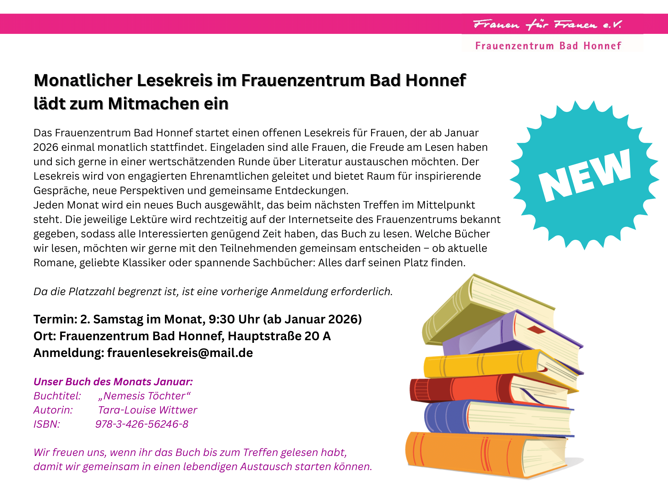 Lesekreis Post mit aktuellem Buch Christmas Notrufe