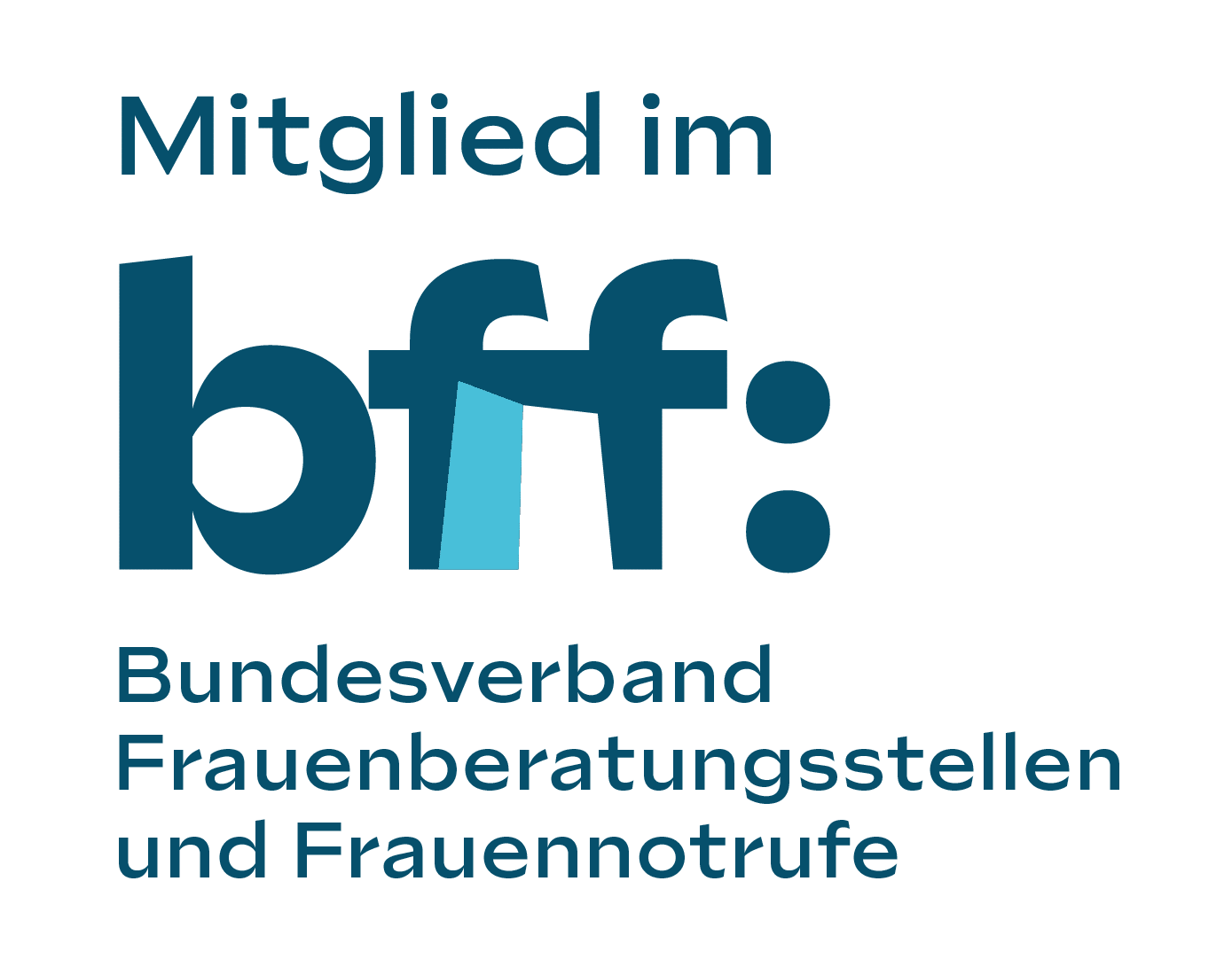 bff_Logo_positiv_Bundesverband_Mitglied_RGB Logo bff - Frauen gegen Gewalt